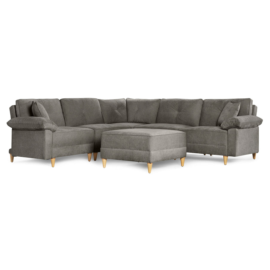 Sala Modular Maristella De 6 modulos Color Oxford