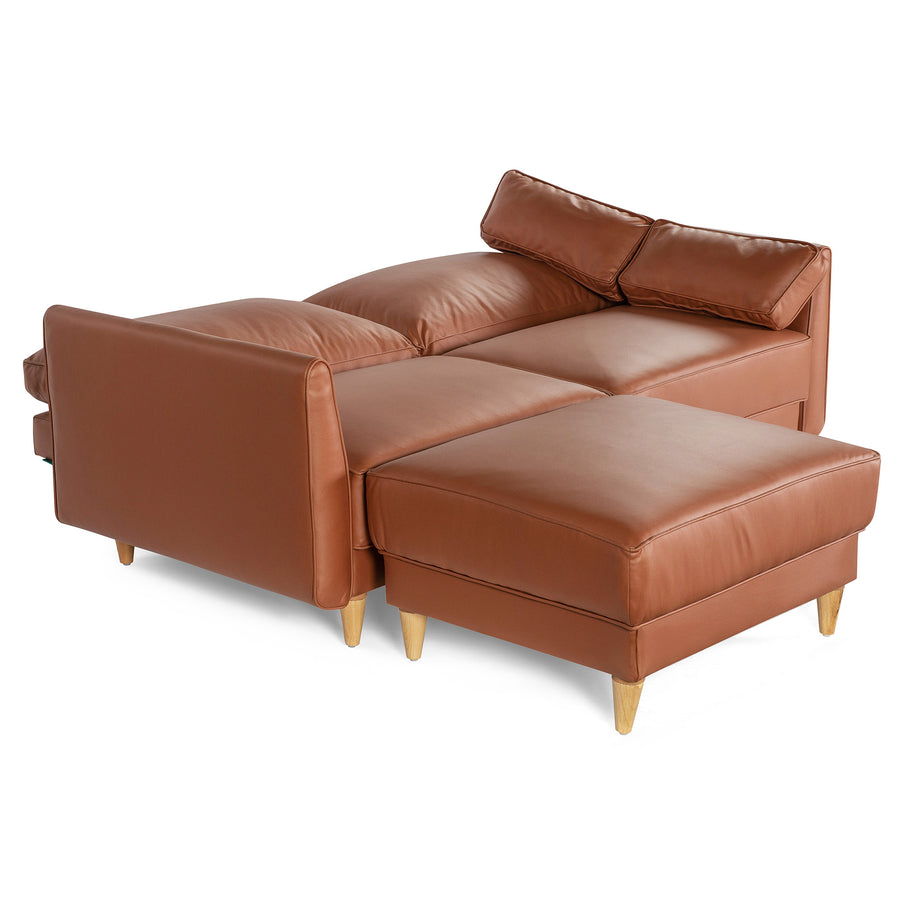 Sofa Cama + Taburete Samba Café