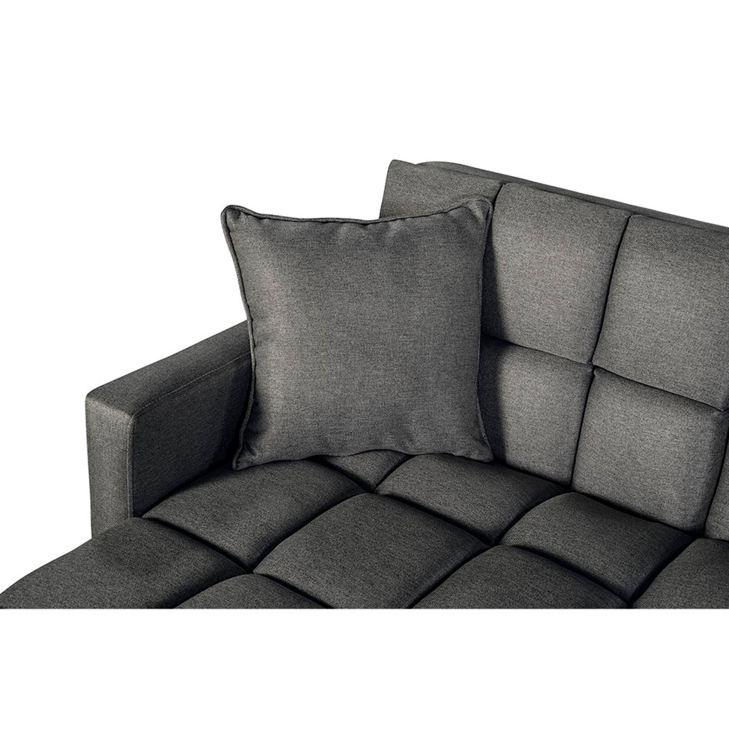 Sala Modular Doble Chaise Travis Color Gris Oxford