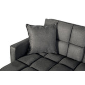 Sala Modular Doble Chaise Travis Color Gris Oxford