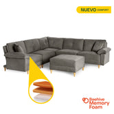 Sala Modular Maristella De 6 modulos Color Oxford