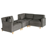 Sala modular Avalon de 4 modulos Color Oxford