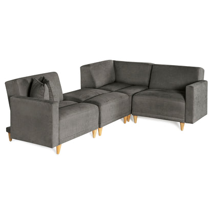 Sala modular Avalon de 4 modulos Color Oxford