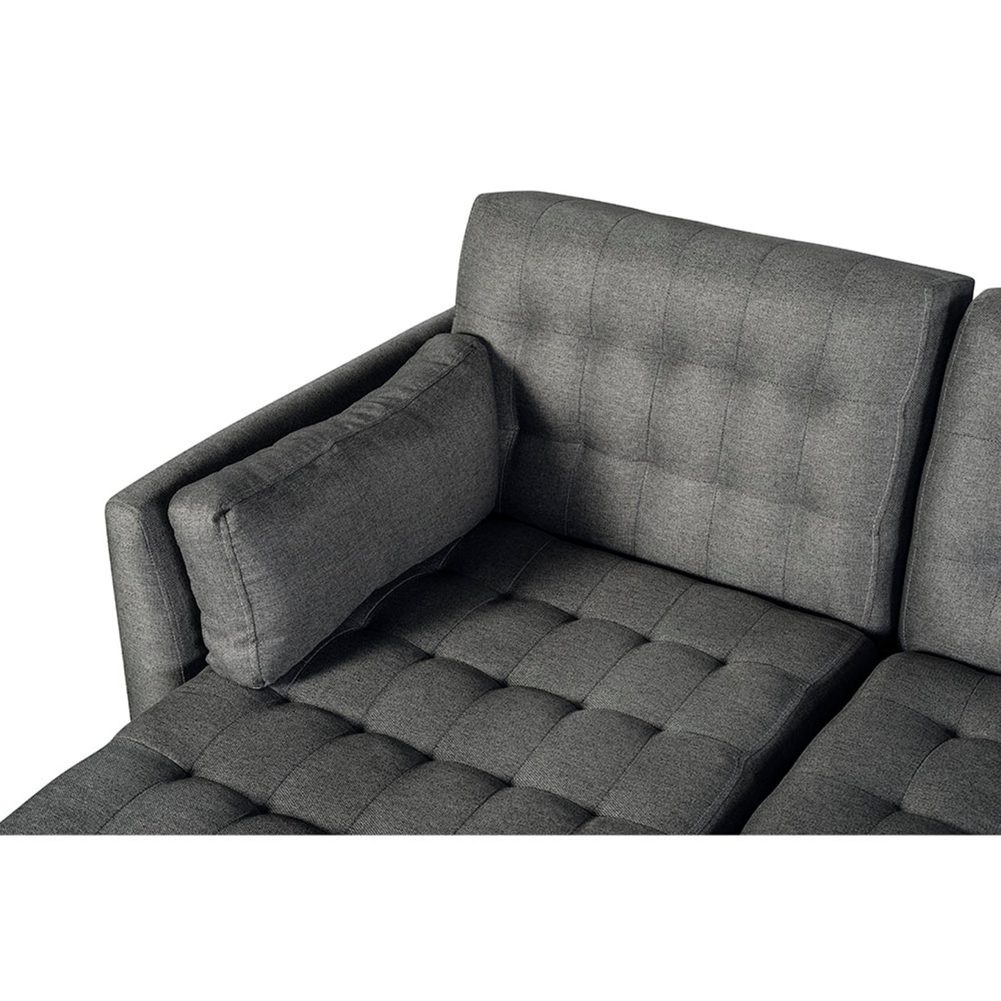 Sala Modular Doble Chaise Boyd Color Gris Oxford