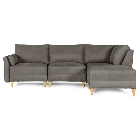 Sala modular Everyn 4 modulos Color Oxford