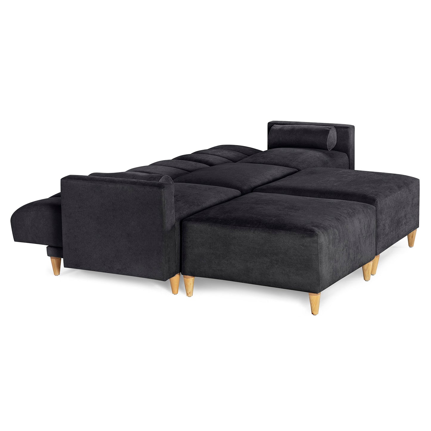 Sala Modular Kieran de 5 modulos Color Negro