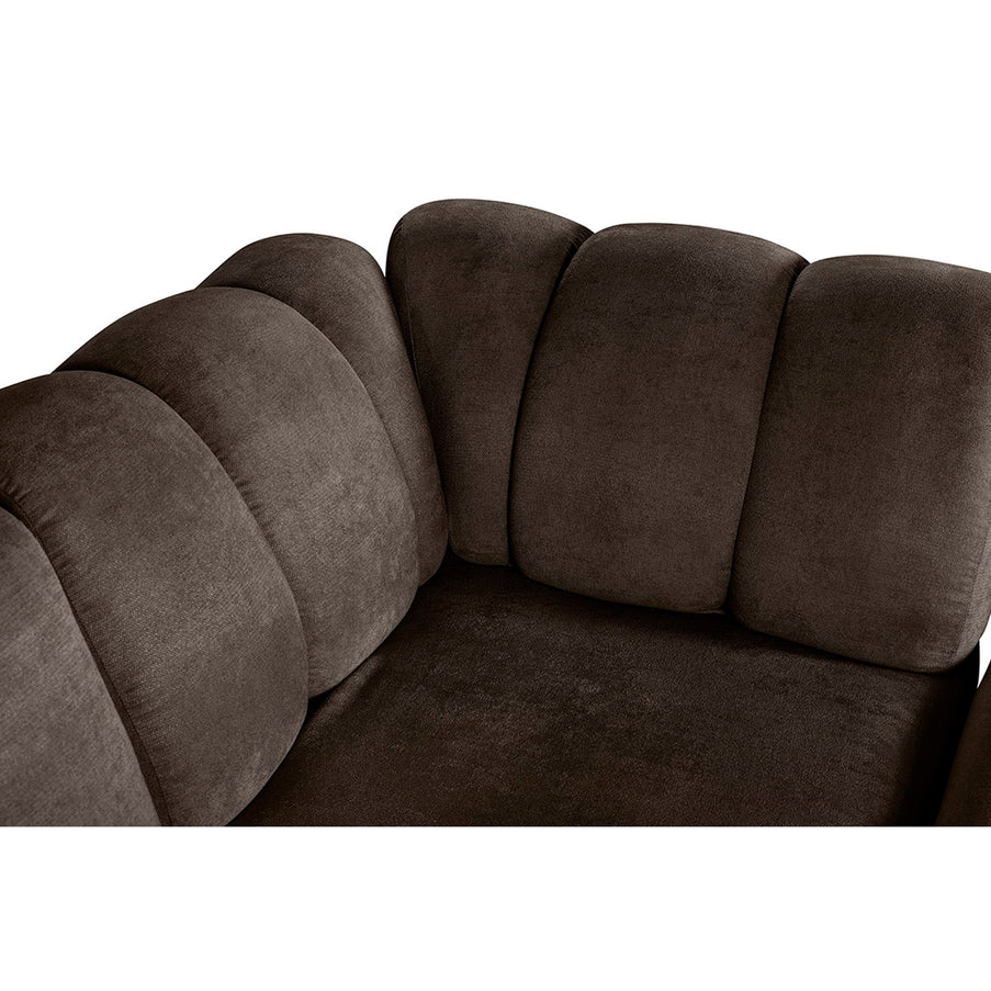 Sala Modular Kieran de 4 modulos Color Chocolate