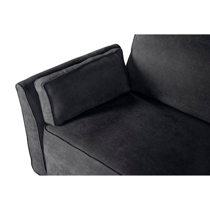 Sala modular Morelli de 4 modulos Color Negro