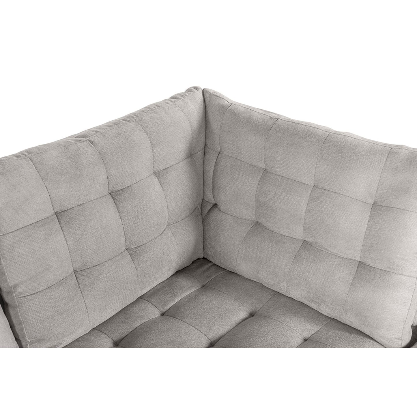Sala Modular Godric de 4 modulos Color Gris Claro
