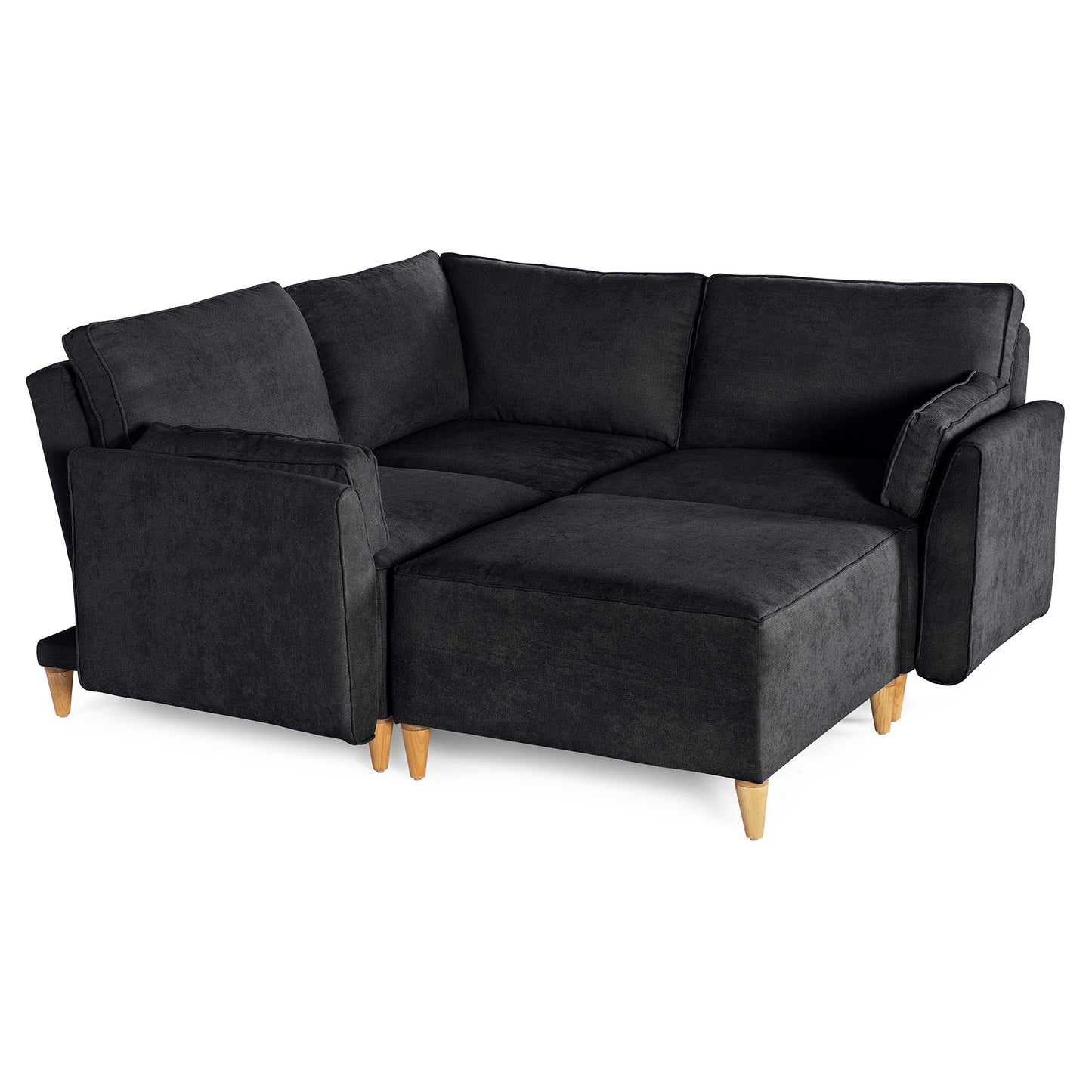 Sala modular Morelli de 4 modulos Color Negro