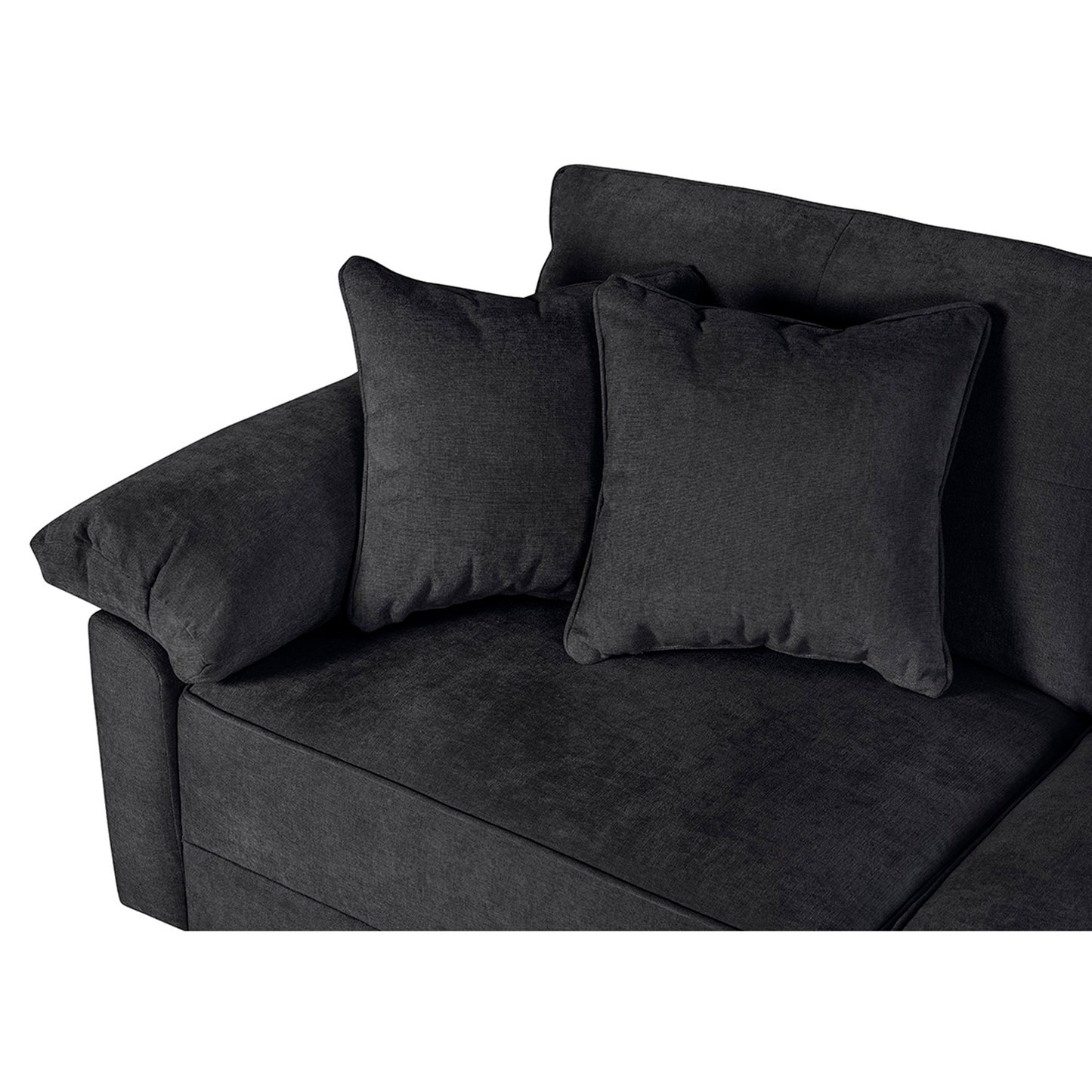 Sala Modular Maristella De 6 modulos Color Negro