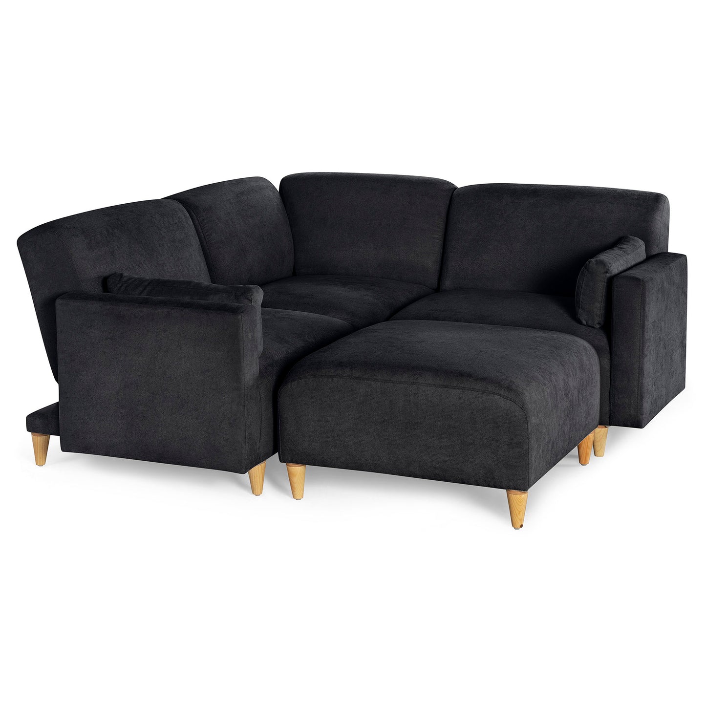 Sala Modular de 4 modulos Zavian Color Negro