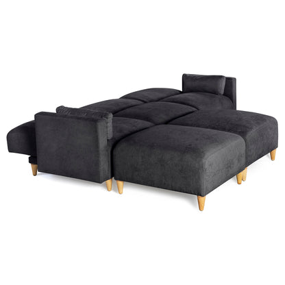 Sala Modular de 5 modulos Zavian Color Negro