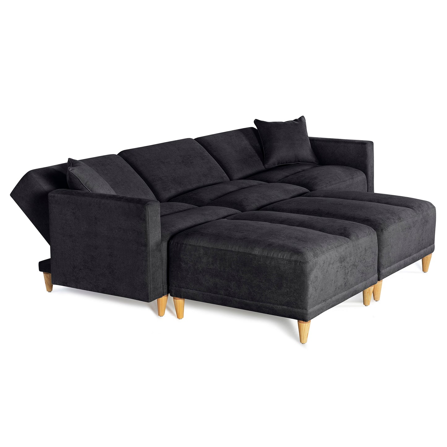 Sala modular Avalon de 5 modulos Color Negro