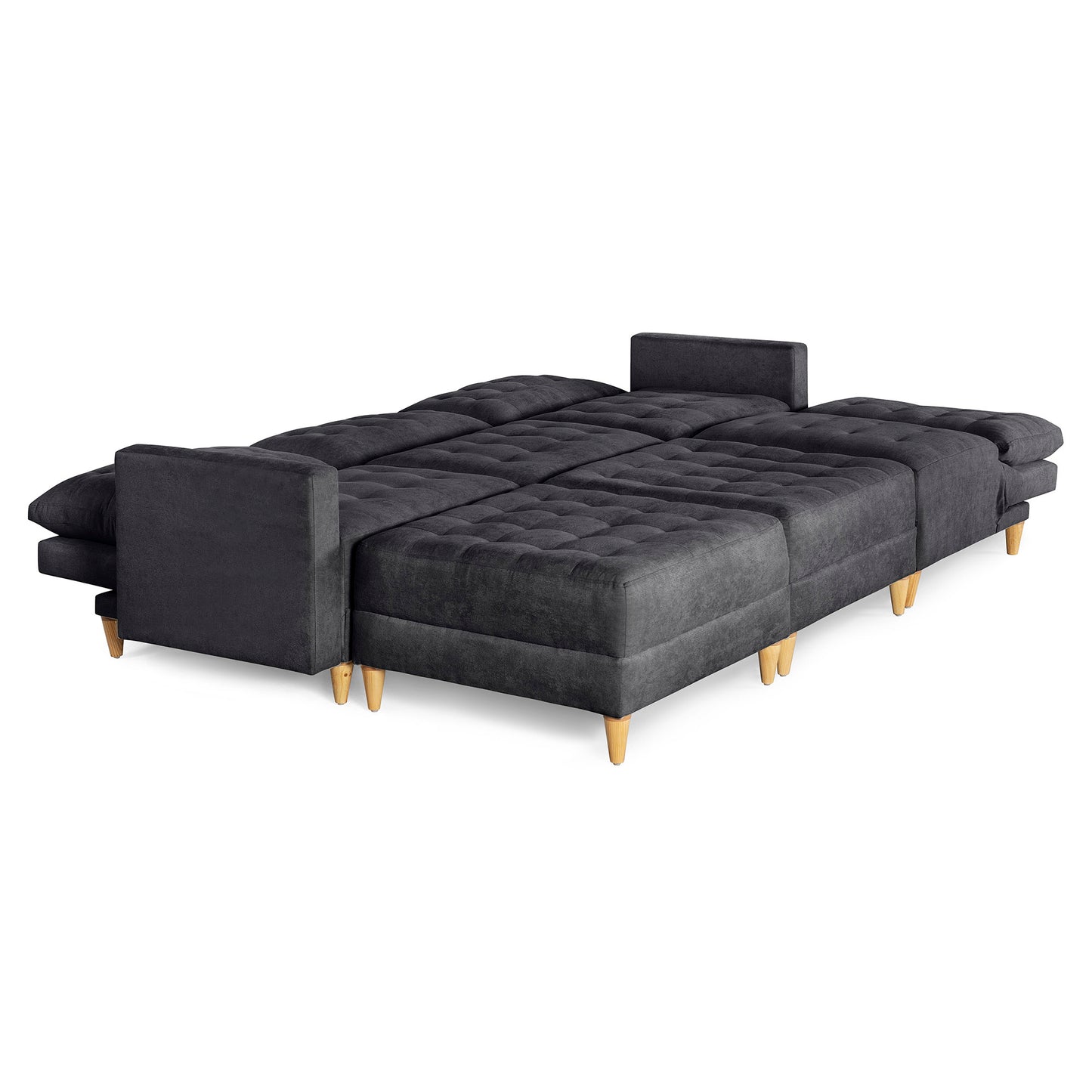Sala Modular Godric de 6 modulos Color Negro