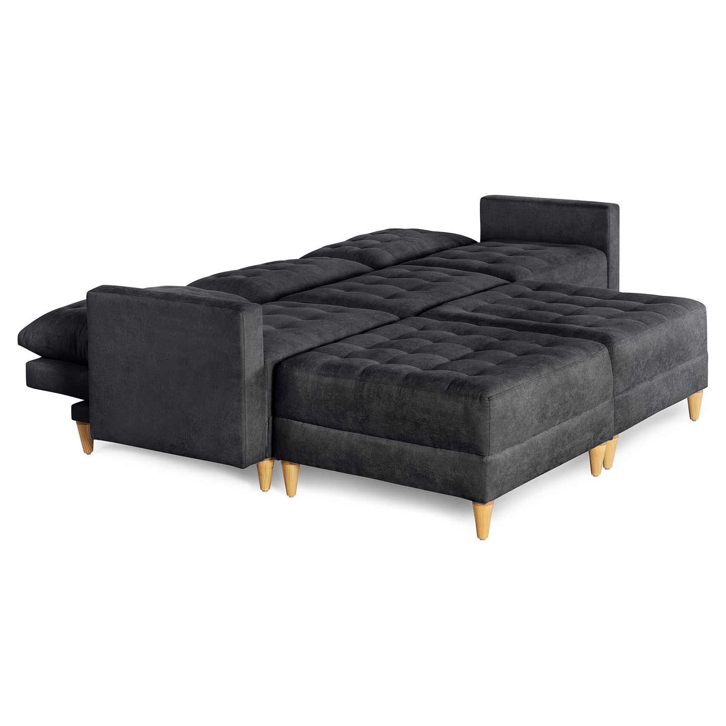 Sala Modular Godric de 5 modulos Color Negro