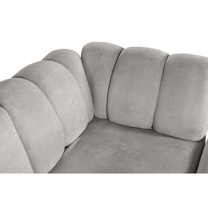 Sala Modular Kieran de 6 modulos Color Gris Claro