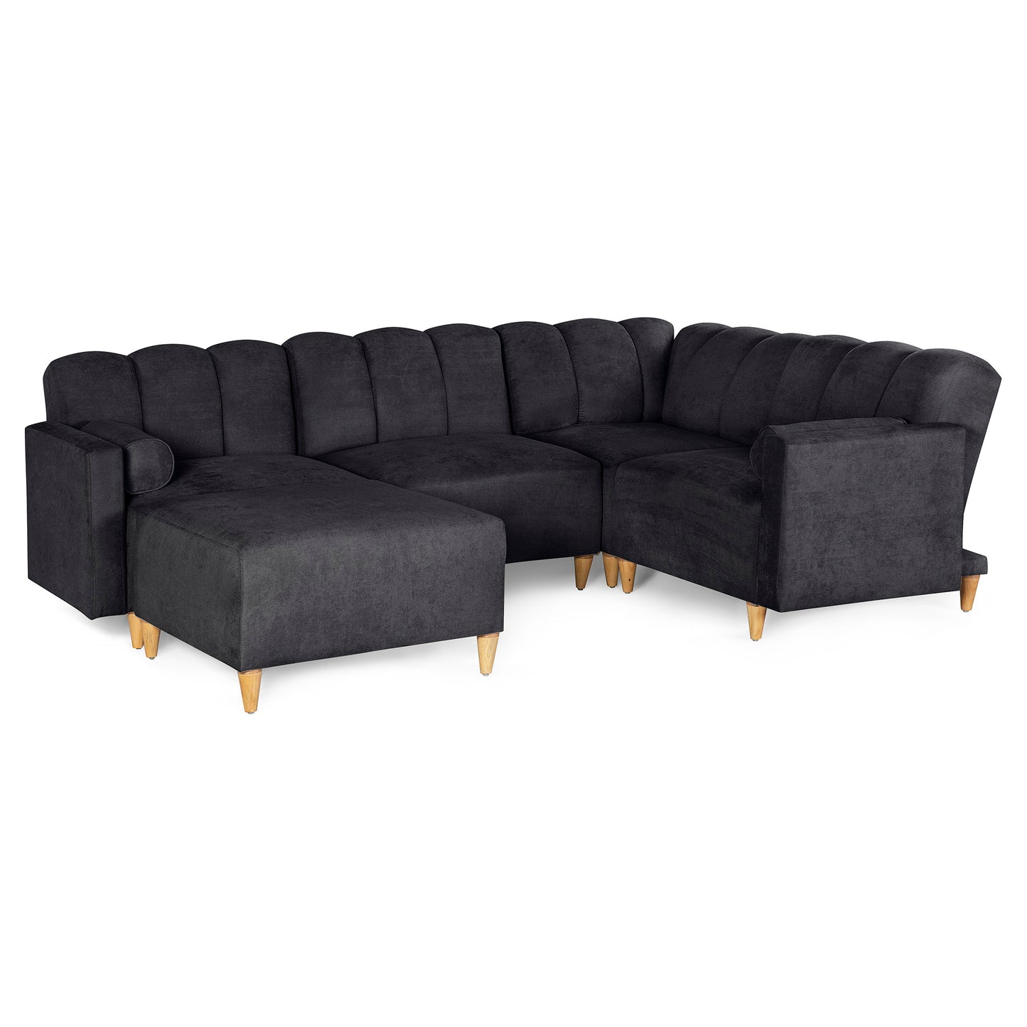 Sala Modular Kieran de 5 modulos Color Negro