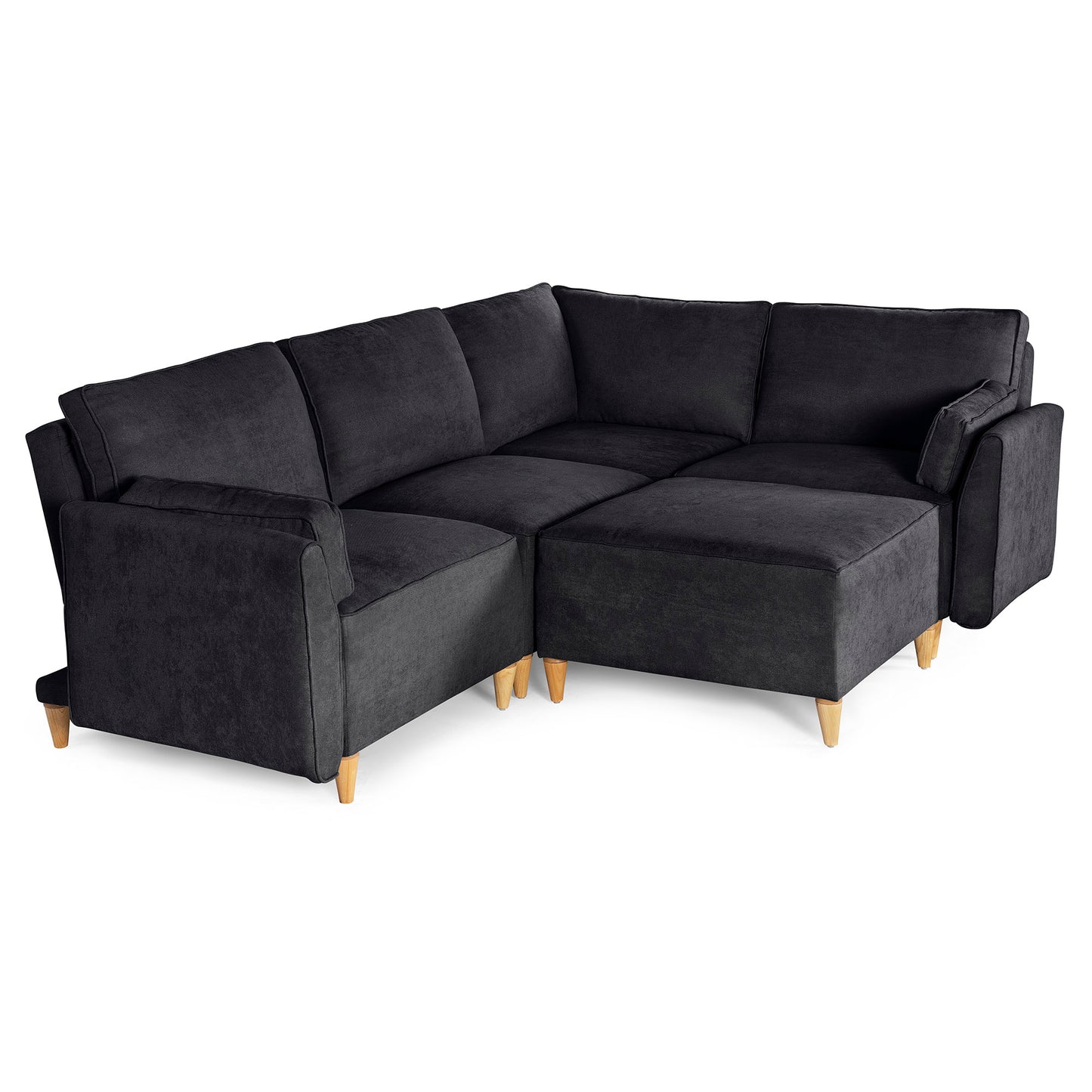 Sala modular Morelli de 5 modulos Color Negro