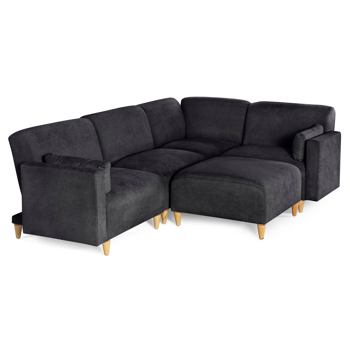 Sala Modular de 5 modulos Zavian Color Negro