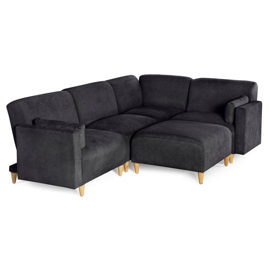 Sala Modular de 5 modulos Zavian Color Negro