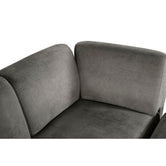 Sala Modular de 4 modulos Zavian Color Gris Oxford