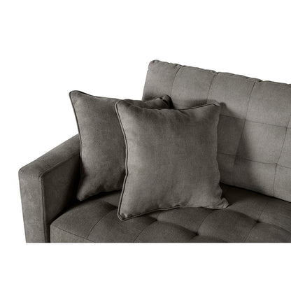 Sala Modular Godric de 4 modulos Color Gris Oxford