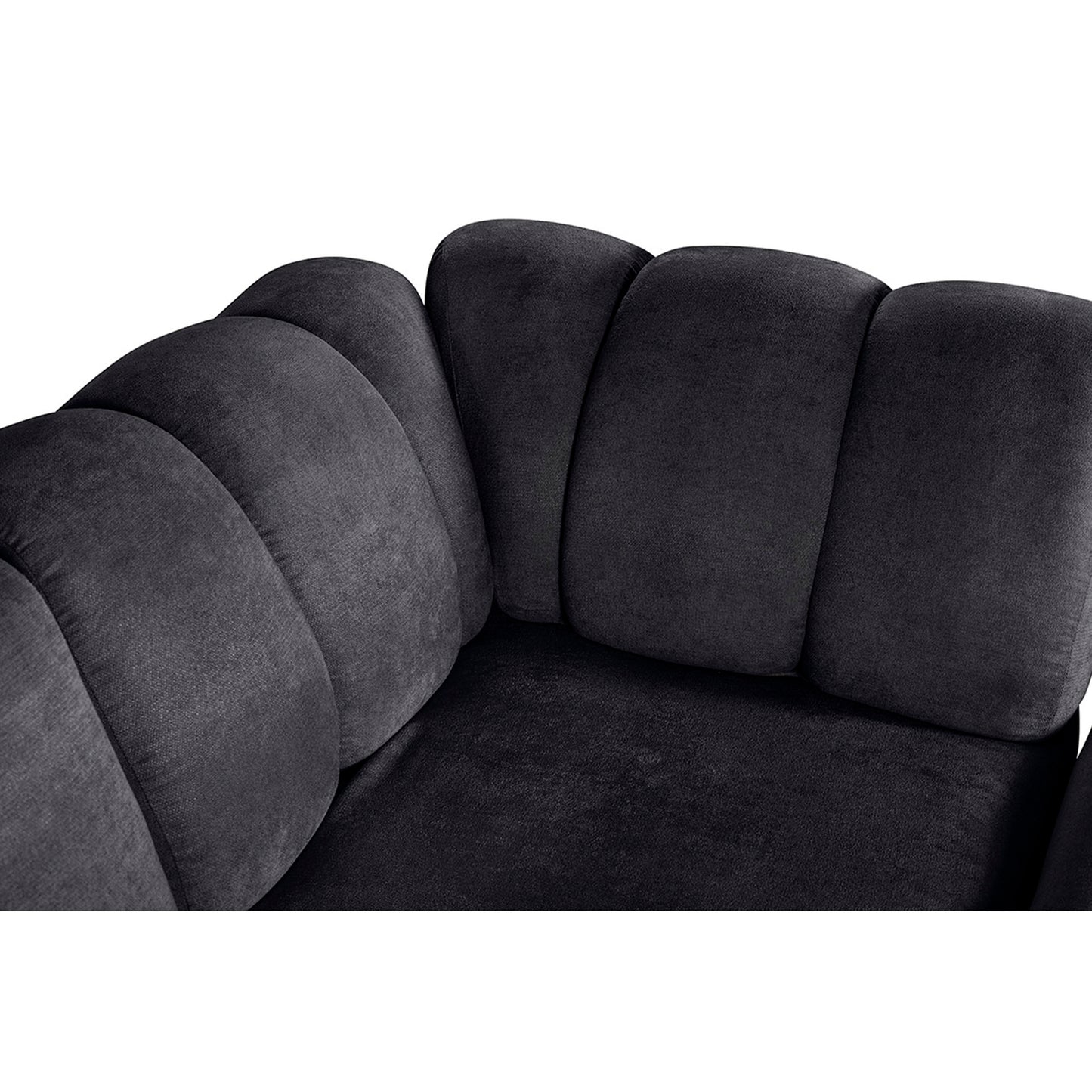 Sala Modular Kieran de 4 modulos Color Negro