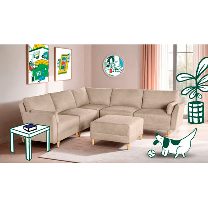 Sala modular Everyn de 6 modulos Color Arena