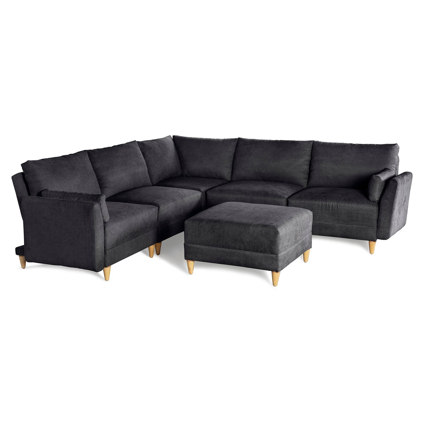 Sala modular Everyn de 6 modulos Color Negro