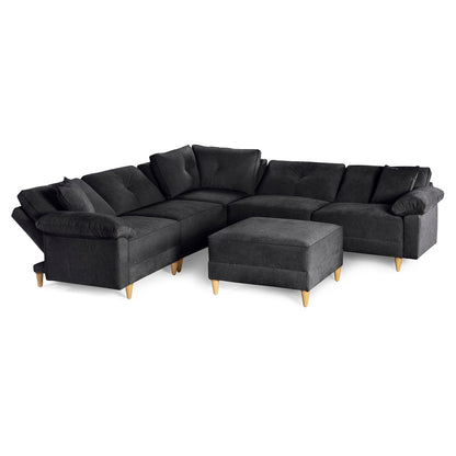 Sala Modular Maristella De 6 modulos Color Negro