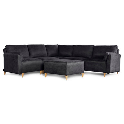 Sala modular Morelli de 6 modulos Color Negro