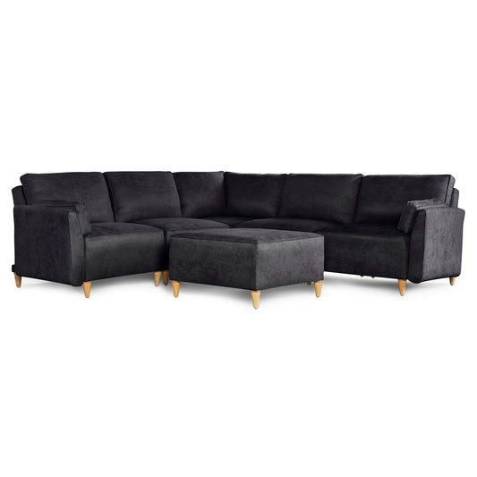 Sala modular Morelli de 6 modulos Color Negro