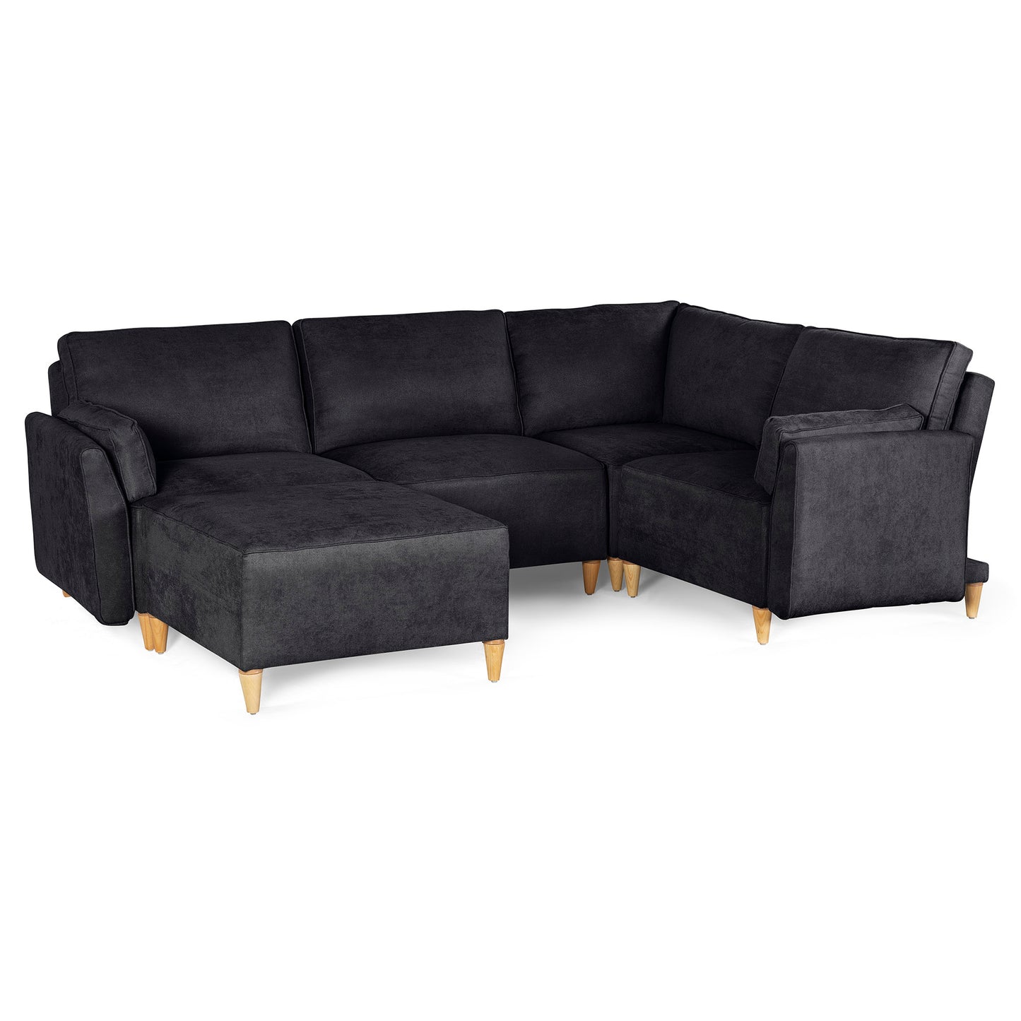 Sala modular Morelli de 5 modulos Color Negro