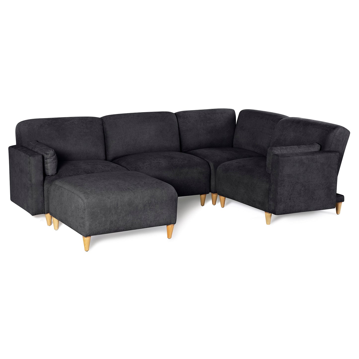 Sala Modular de 5 modulos Zavian Color Negro