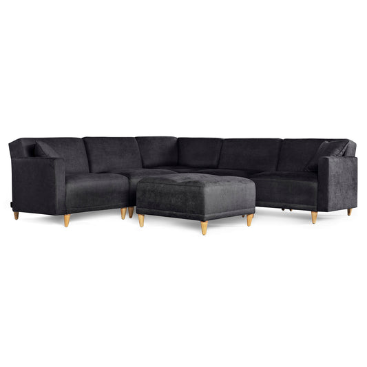 Sala modular Avalon de 6 modulos Color Negro