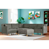 Sala modular Avalon de 6 modulos Color Oxford