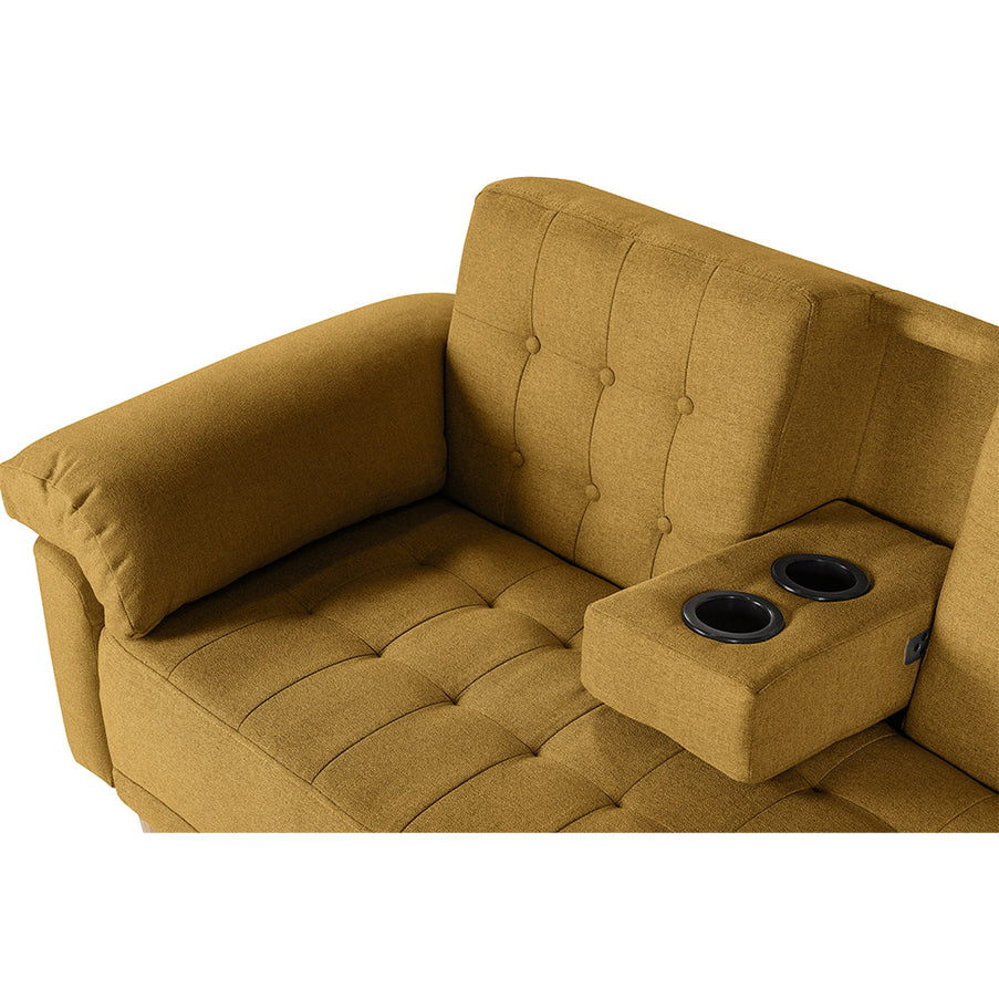 Sala Modular Chica Brunello Mostaza