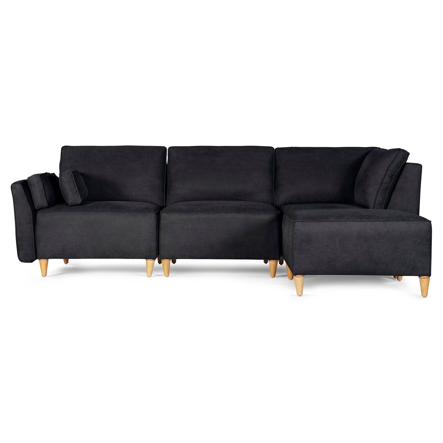 Sala modular Morelli de 4 modulos Color Negro