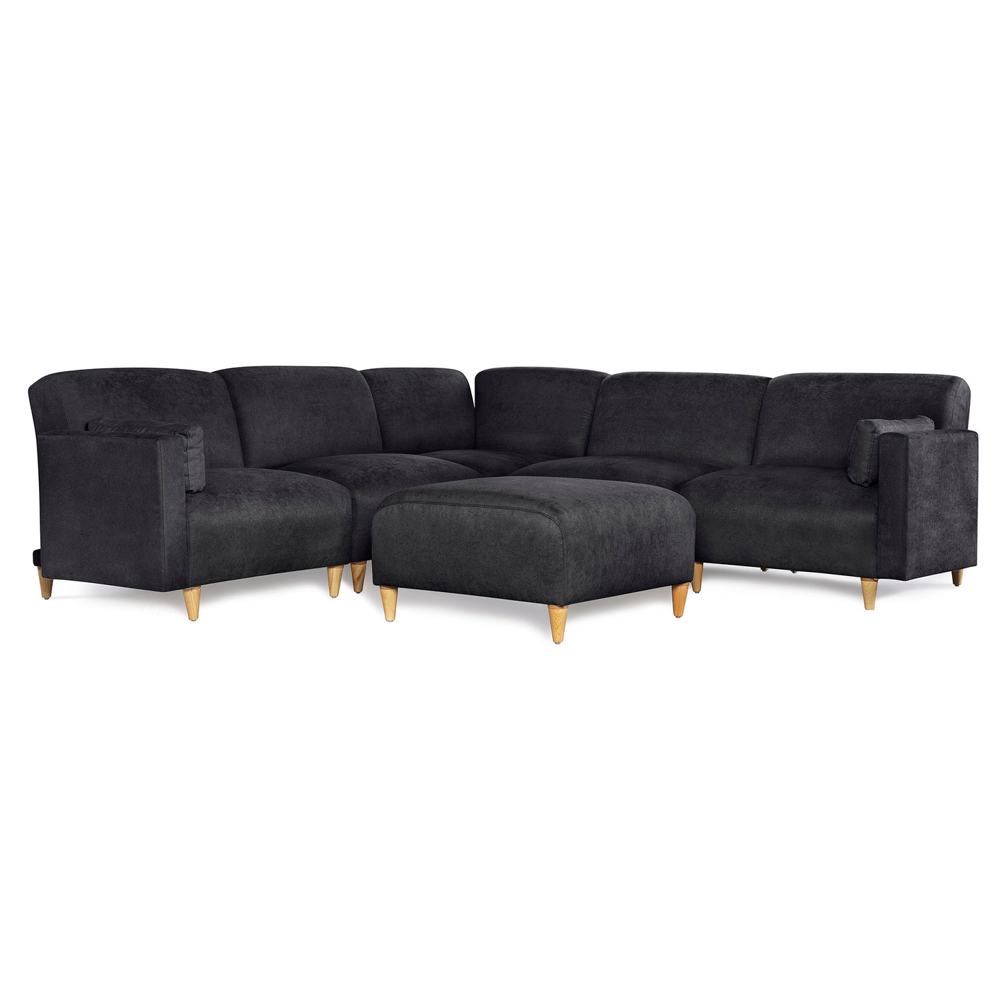 Sala Modular de 6 modulos Zavian Color Negro