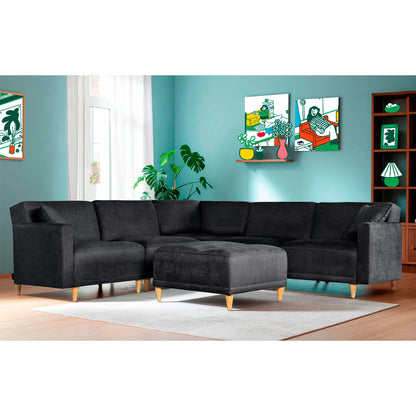 Sala modular Avalon de 6 modulos Color Negro