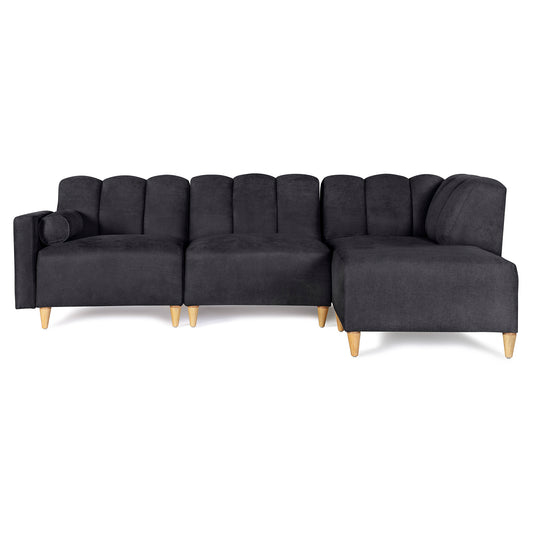 Sala Modular Kieran de 4 modulos Color Negro