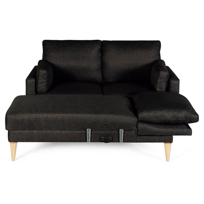 Sala Modular Chica Kissa Color Negro