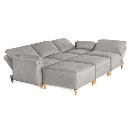 Sala modular Morelli de 6 modulos Color Grey