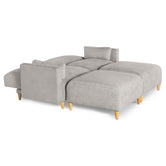 Sala Modular de 4 modulos Zavian Color Gris Claro