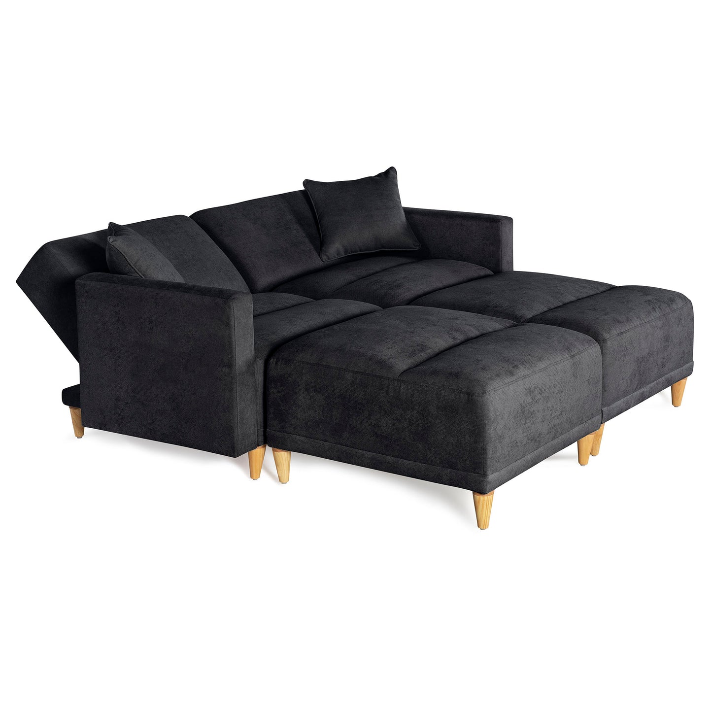 Sala modular Avalon de 4 modulos Color Negro