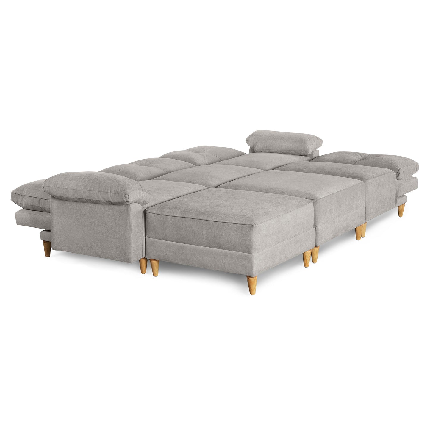 Sala Modular Maristella De 6 modulos Color Gris claro