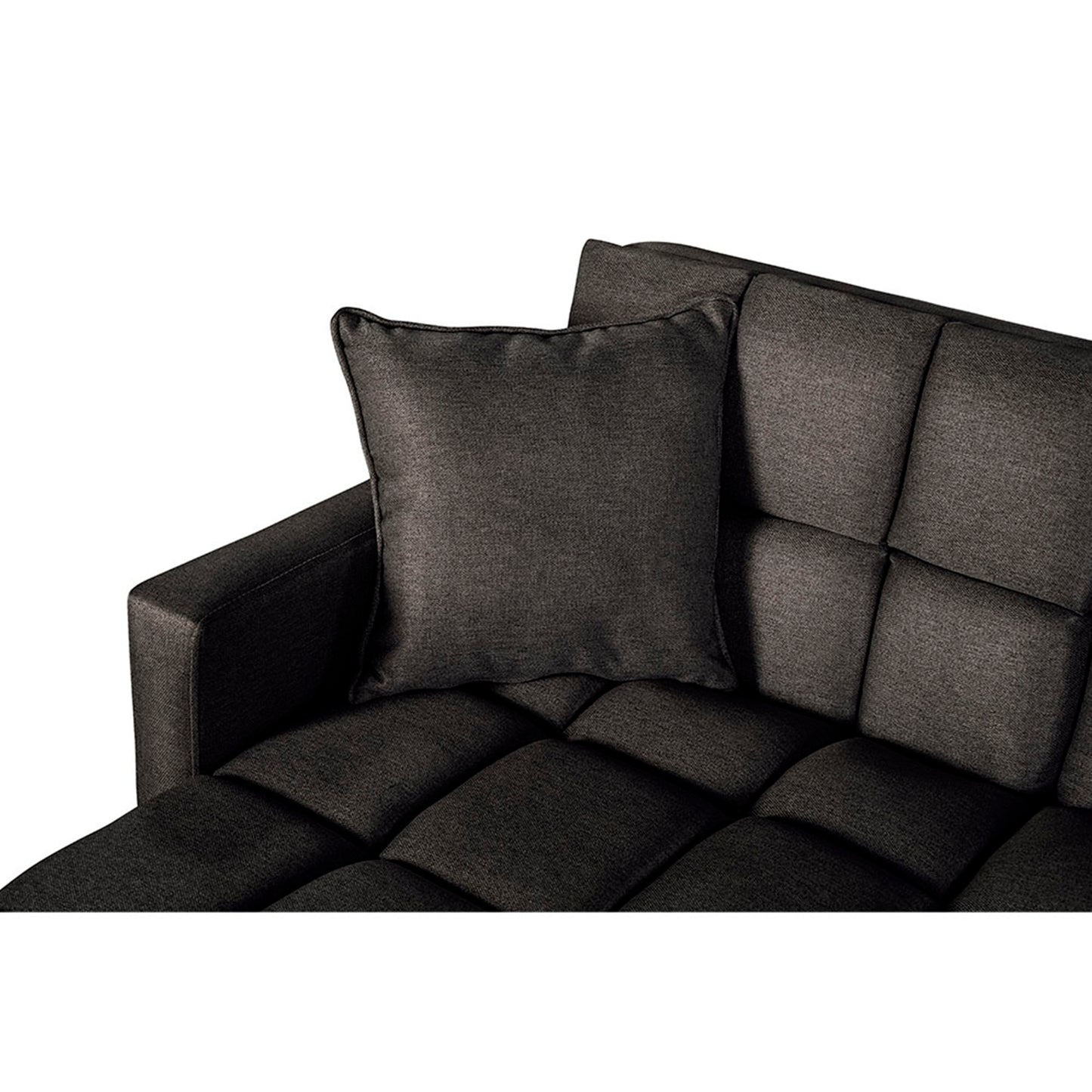 Sala Modular Doble Chaise Travis Color Negro