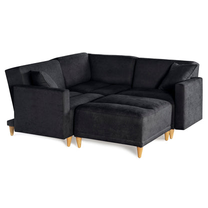 Sala modular Avalon de 4 modulos Color Negro