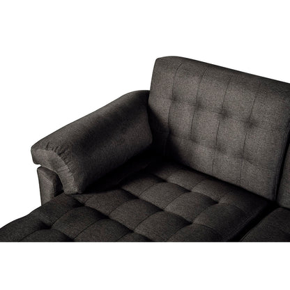 Sala Modular Doble Chaise Barker Color Negro